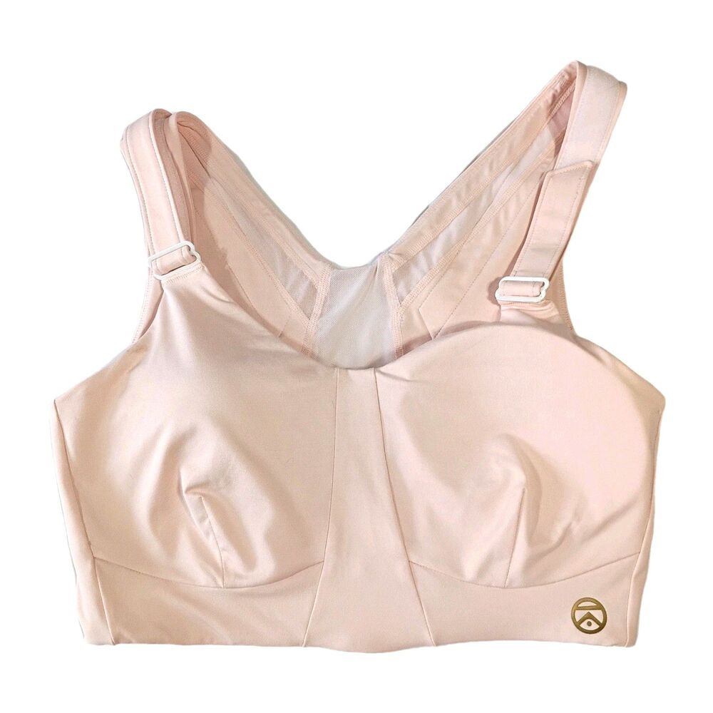 Kinflyte Rise Adjustable Sports Bra Large Pink Rose Quartz